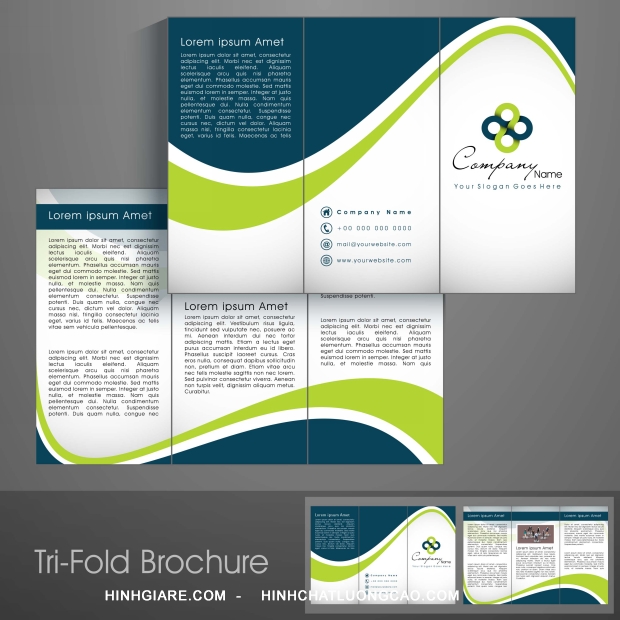 Thư viện Business Three Fold Flyer chuyên nghiệp