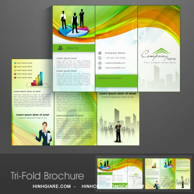 Thư viện Business Three Fold Flyer chuyên nghiệp